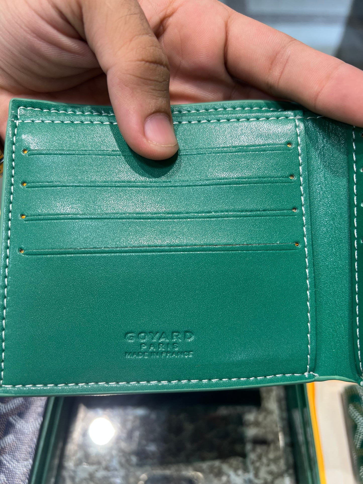 Goyard Green Wallet