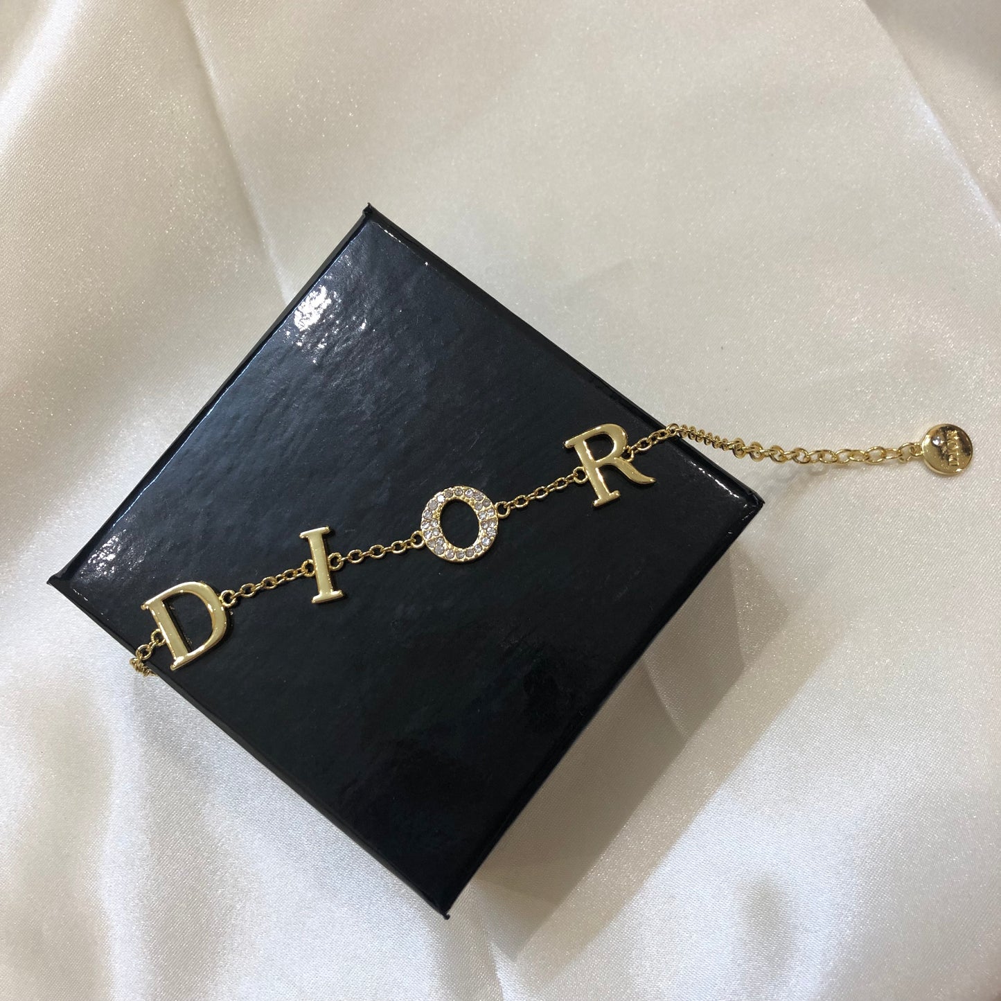 Dior D.I.O.R Golden Chain Bracelet