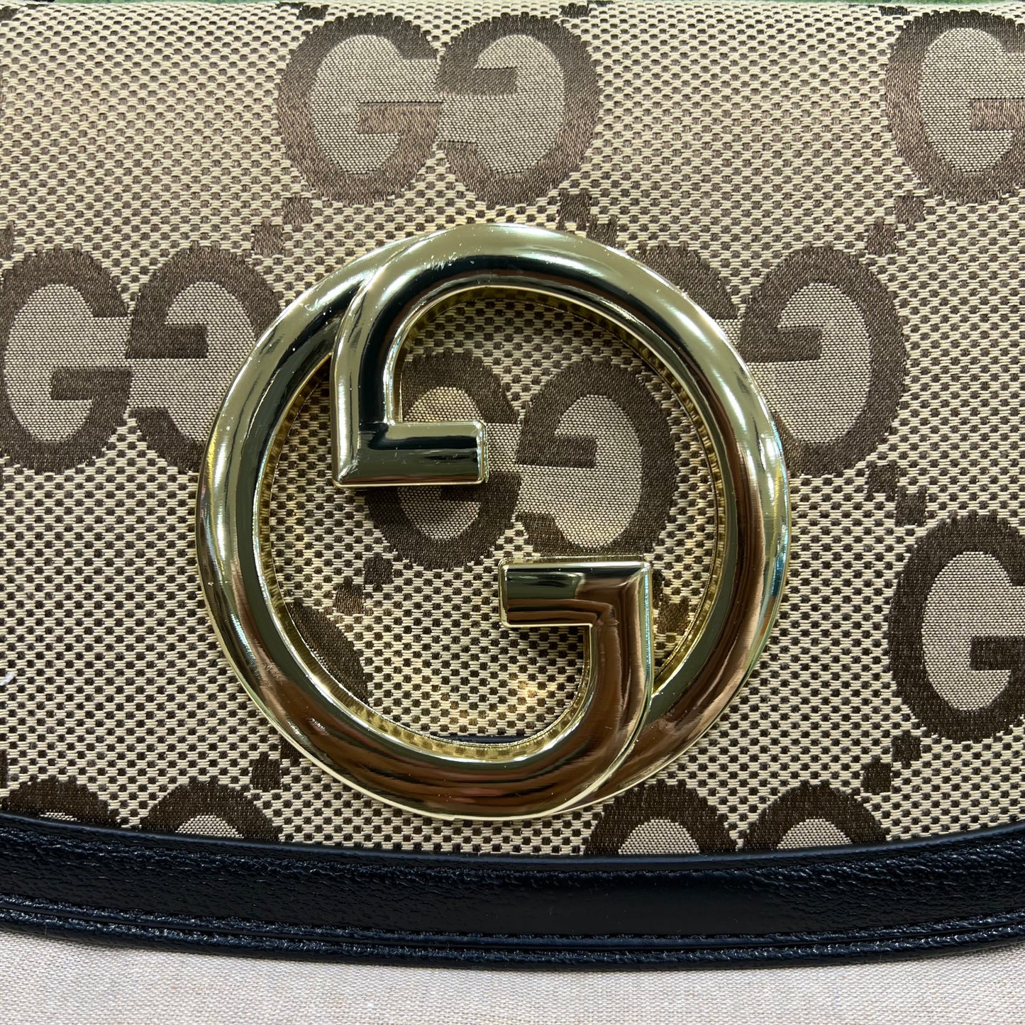 Gucci Logo Cloth Pattern Clutch