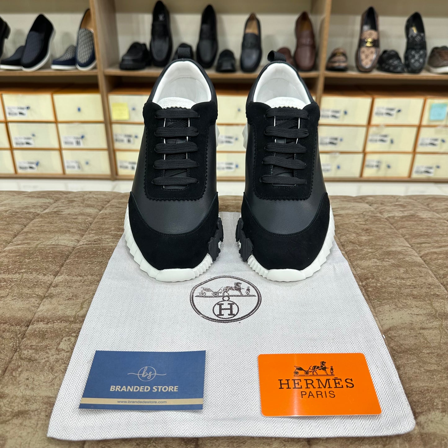Hermes Bouncing Sneaker - Black