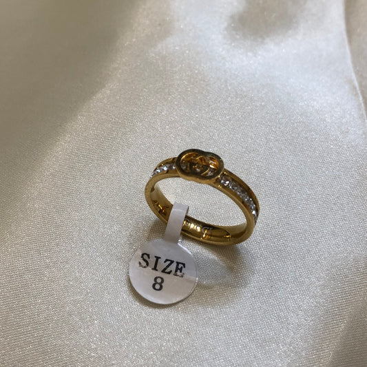 Gucci GG Logo Golden Ring