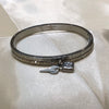 Louis Vuitton Mini Lock & Key Silver Bracelet
