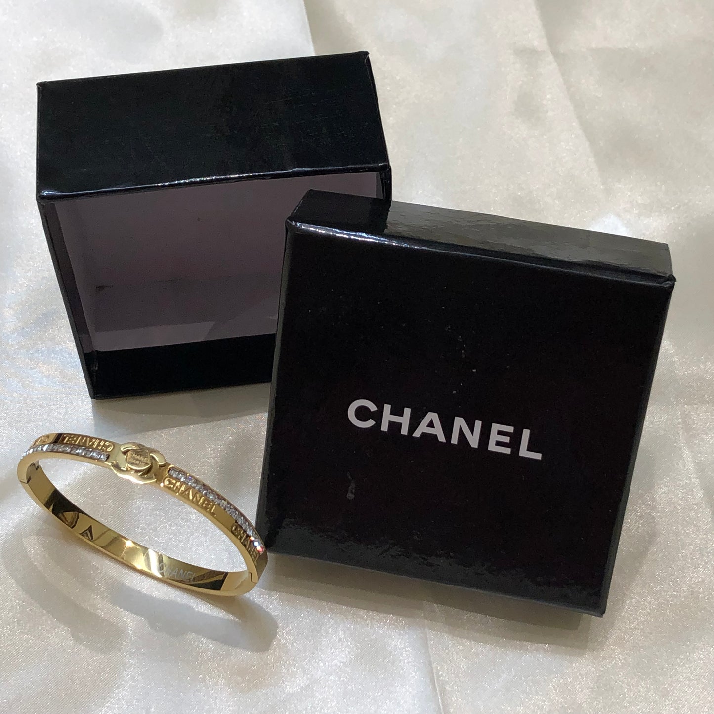 Chanel Logo Golden Bracelet