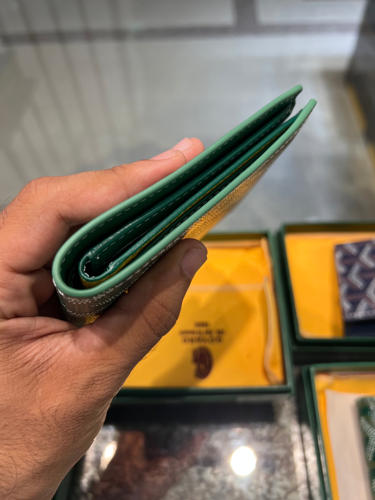 Goyard Green Wallet