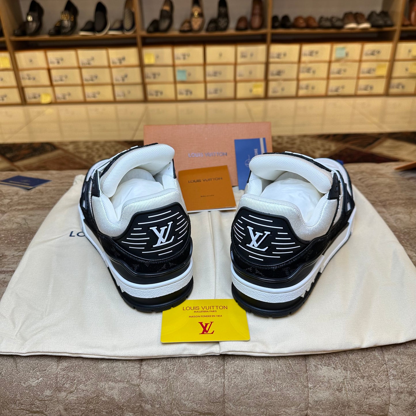 Louis Vuitton Trainer Sneaker - White Embossed