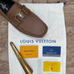 Louis Vuitton Texture Brown Logo Normal Loafer