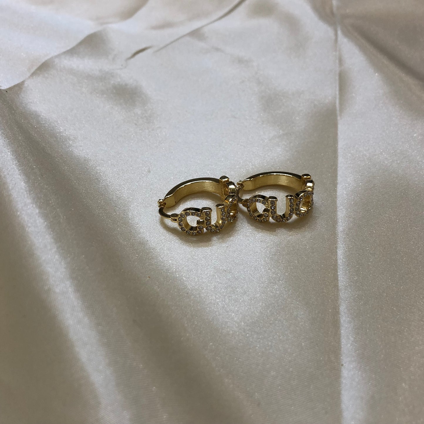 Gucci Logo Golden Earrings