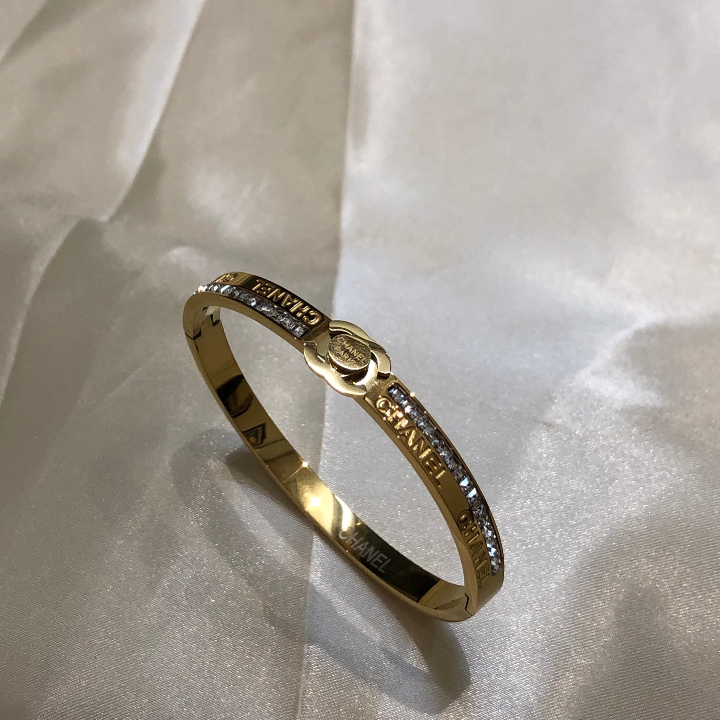 Chanel Logo Golden Bracelet