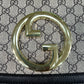 Gucci Logo Women Leather Clutch