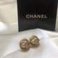 Chanel CC Golden Earrings