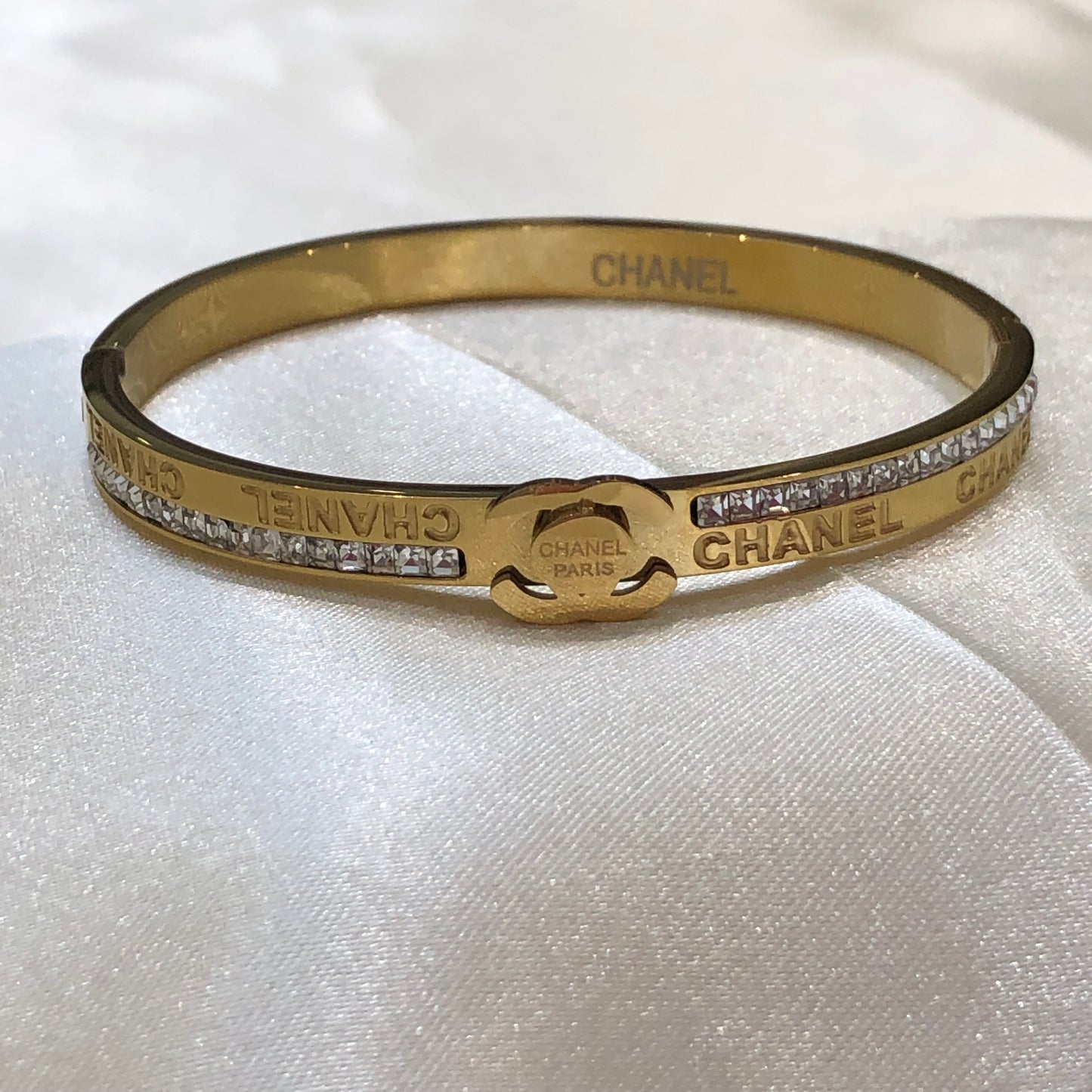 Chanel Logo Golden Bracelet
