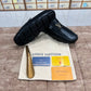 Louis Vuitton Silver Logo Normal Loafer Black