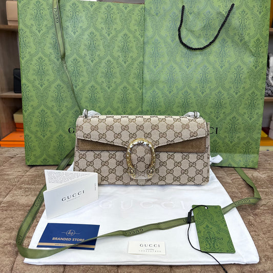 Gucci Dionysus Medium Shoulder Bag Brown