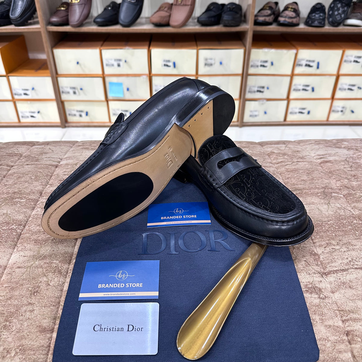 Dior - Granville Loafer Black & Black Gravity Suede Major