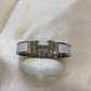 Hermes Silver White Bracelet