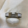 Hermes Silver White Bracelet