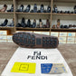 Fendi Brown Golden Buckle Normal Loafers