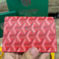 GoYard Bifold Wallet Red