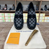 . Louis.Vuitton Black Check Major Loafers