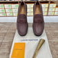 . Louis.Vuitton Brown Texture Major Loafers