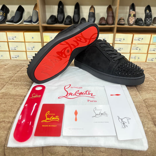 Christian Louboutin Sneakers Louis Junior Spikes - Black