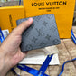 LV Grey Printed Logo Wallet