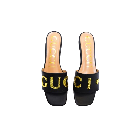 Gucci Printed Logo Slides