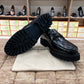 . Louis.Vuitton Black High Heel Major Loafers