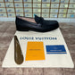 . Louis.Vuitton Black Lining Major Loafers