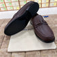 . Louis.Vuitton Brown Texture Major Loafers