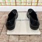 . Louis.Vuitton Black Embossed Major Loafers