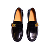 Gucci Side Buckle Black Major Loafers