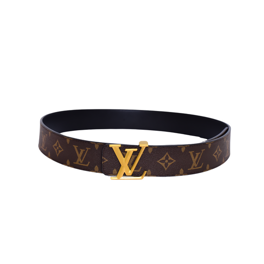 Louis.Vuitton Logo Printed Brown Belt