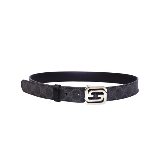 Gucci GG Silver Logo Belt