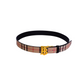 Burberry Golden Logo Pattern Belt