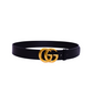 Gucci GG Golden Logo Black Belt