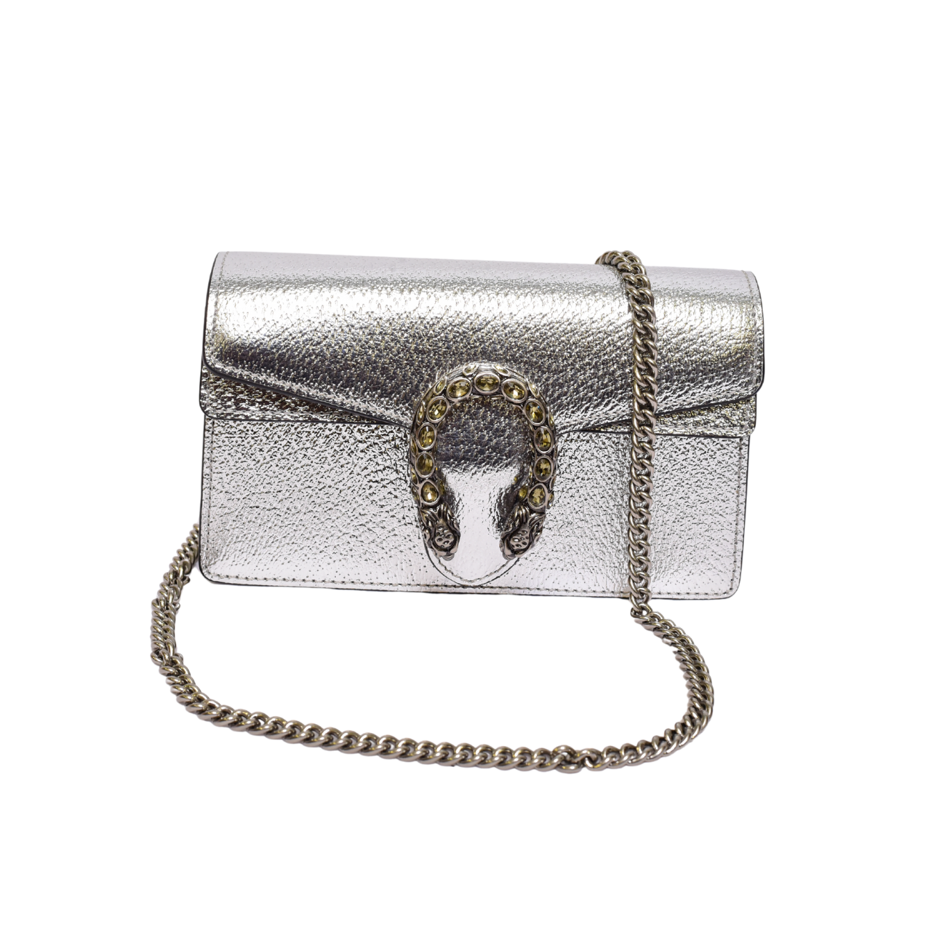 Gucci Mini Silver Bag